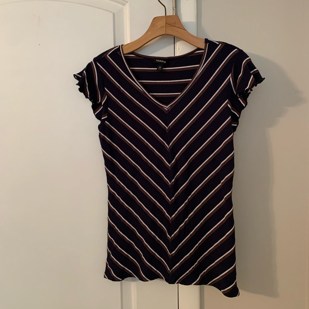 Vintage Style Torrid Lined Shirt 💋🌻